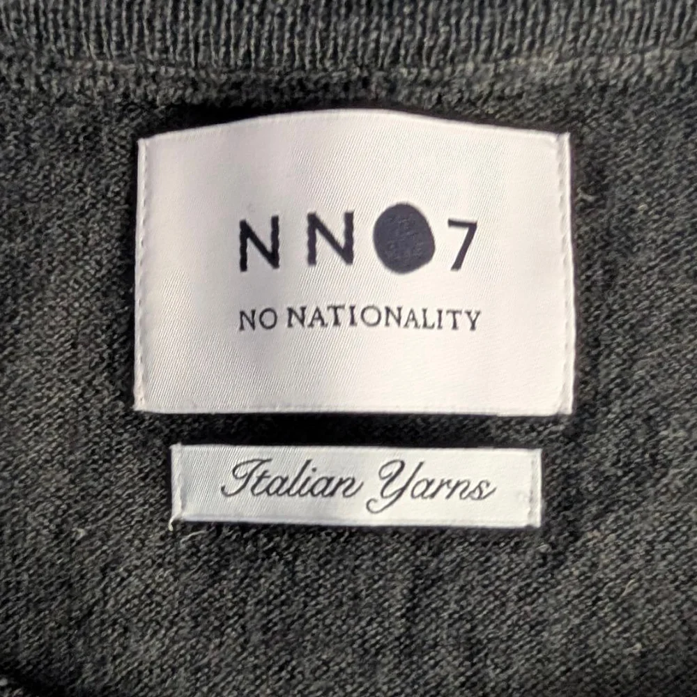 NN07 Harry Black Italian Yarn Crewneck Sweater